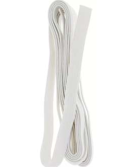 Резинка вязанная, 10 мм, цвет белый