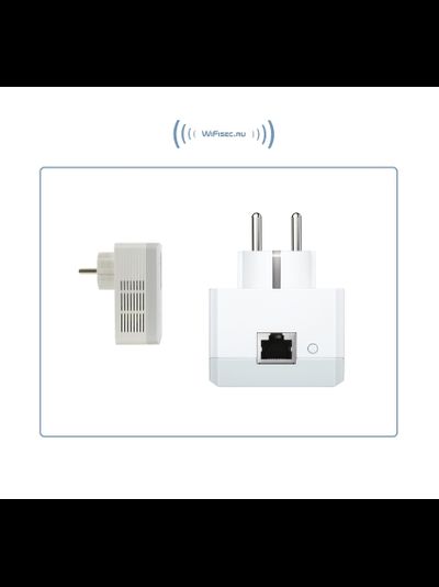 TP-LINK TL-PA4010PKIT, HomePlug AV Сетевой адаптер PowerLine 500 Мбит/с Ethernet с розетками (комплект 2 шт.)