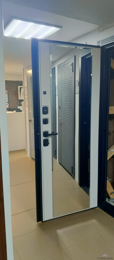 Ника Зеркало Фацет Эммалит белый