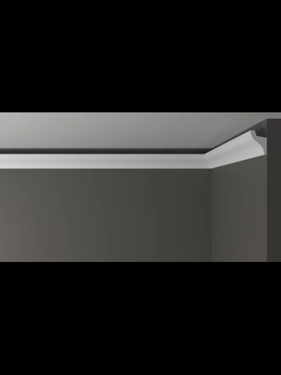 Потолочный плинтус для подсветки DECOR-DIZAYN DD506, из дюрополимера, под покраску, ударопрочный, 2 метра.