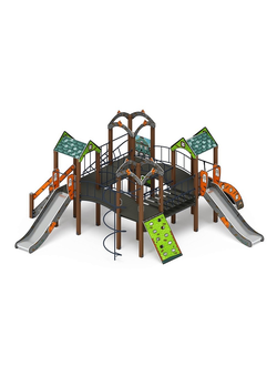 Серия «Дворик детства» (Город) ДИК 2.01.4.01-01 H=1200 игровой комплекс