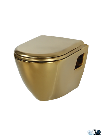 Чаша унитаза подвесная CREAVIT Terra TP325-11CB00E-AK00, золотой