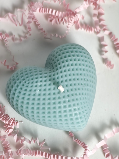 Свеча "Сердце" Мята