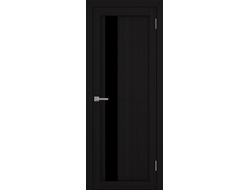Межкомнатная дверь "Uniline 30004" шоко велюр (стекло)
