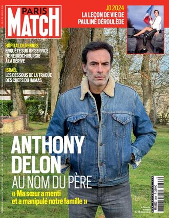 Paris Match Magazine Issue 3896 Anthony Delon Cover, Иностранные журналы, Intpressshop