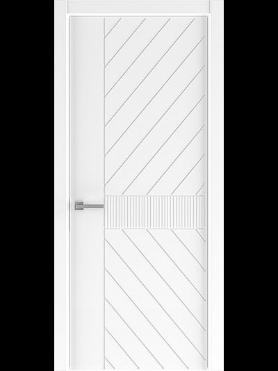 Межкомнатная дверь Экза 7 сатин белый