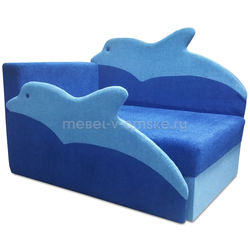 РД054 Диван детский "Дельфинчик". Размер: 780*870*1370. Спальная зона: 720*1850