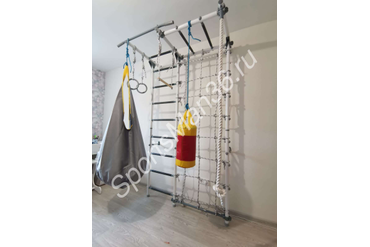 ДСК ЮНЫЙ АТЛЕТ МОДЕЛЬ «ПРИСТЕННЫЙ-ЛАЙТ» С РУКОХОДОМ И СЕТКОЙ, цвет пастель. 