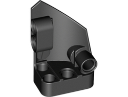 Technic, Panel Fairing # 1 Small Smooth Short, Side A, Black (87080 / 4566251)