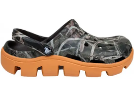 CROCS DUET SPORT CLOG CAMO GREY ORANGE