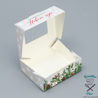 Коробка складная «Волшебного года», 10 × 8 × 3.5 см