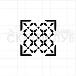 Штамп голландская плитка