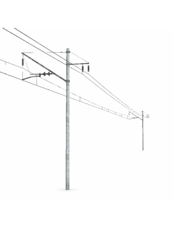 пути Железнодорожный контактный провод