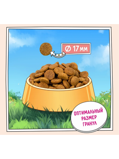 ZILLII Adult Dog Корм сухой для взрослых собак всех пород Белая Рыба с Лососем 15 кг