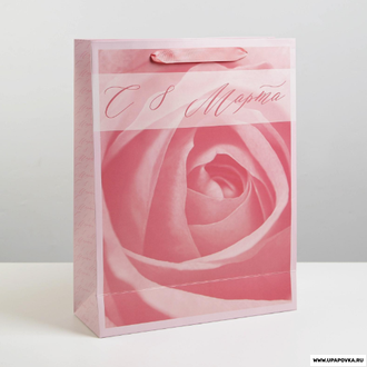 Пакет ламинированный «Роза», L 31 × 40 × 11,5 см