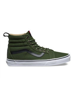 Кеды VANS MILITARY TWILL SK8-HI REISSUE PT SHOES Rifle Green/True White