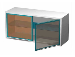 Металлическая навесная тумба AR-54C с бактерицидной лампой