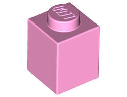Brick 1 x 1, Bright Pink (3005 / 4245298 / 4286050)