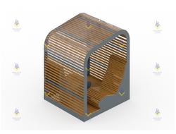 1317 Беседка-шезлонг тип-1