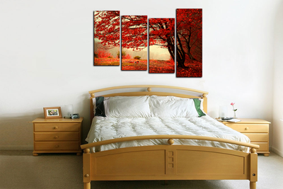 Модульная картина "Алое дерево"