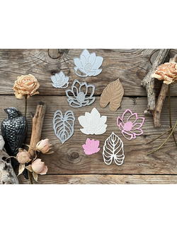 Набор ножей для вырубки "Душистый снег магнолий"