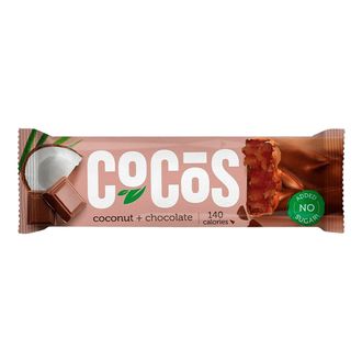 Батончик глазированный COCOS "Кокос-шоколад", 35г (FitnesShock)