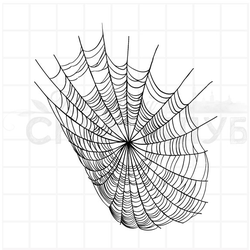 Штамп  паутина