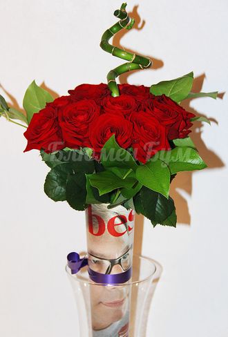 букет из красных роз в журнале Набережные Челны
