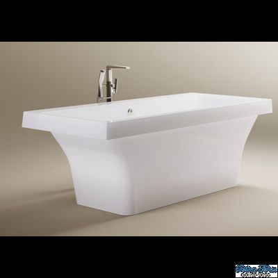 Astra-Form ванна Лотус Solid Surface 185/85 см белая матовая