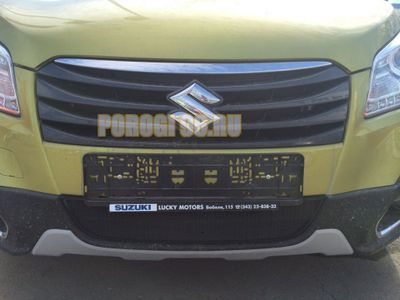 Защита радиатора Suzuki SX4 (II S-Cross) 2013-2016 black
