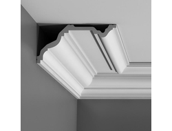 Карниз потолочный с гладким профилем из полиуретана Orac Decor - Luxxus - (Орак Декор - Люксус) C332