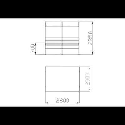 1526 Трибуна с навесом