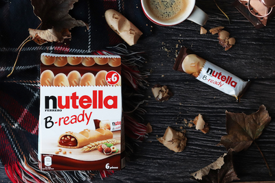 Упаковка батончиков Nutella B-Ready с пастой Нутелла