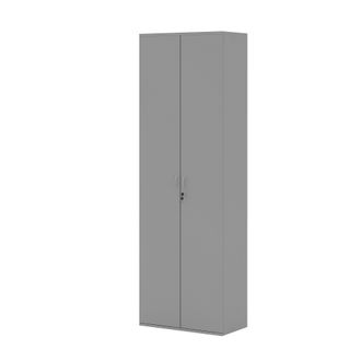 Гардероб для офиса 71.2x37.4x217.1 серый шагрень коллекции Офисные шкафы для одежды