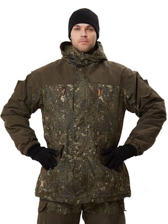 Костюм зимний «ГЕРКОН» куртка/брюки, цвет: кмф &quot;Призрак&quot;/т.хаки, ткань: Финляндия