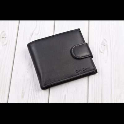 Кожаное портмоне Arrone black (арт. 7411-01)