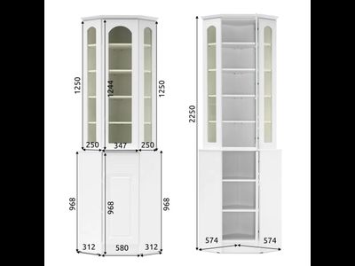 Буфет угловой "Констанция" (МиФ)