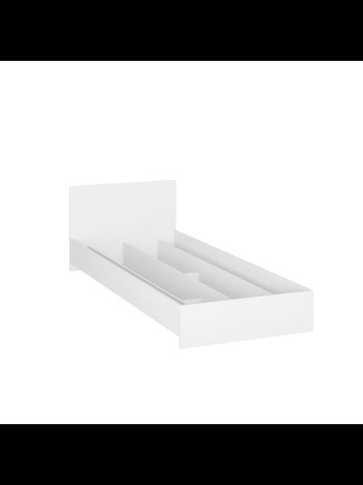 Ронда КР-080 кровать (с настилом) Белое дерево 800 мм