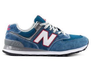 New Balance 574 Blue red Sneakers96 shop.ru