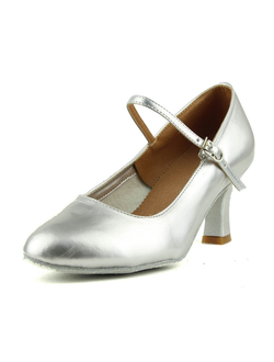 Туфли женские для стандарта серебро