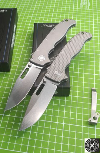 Складной нож DEMKO KNIVES MG AD20S TEXTURED TITANIUM