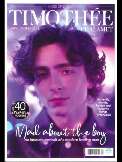 Timothee Chalamet Kings Of Screen Presents, Иностранные киножурналы, Intpressshop