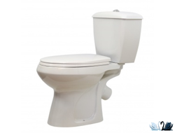 Унитаз напольный Оскольская керамика Элисса Антивсплеск, белый, Стандарт (сиденье арматура УКЛАД)