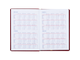 Ежедневник недатированный Attache Сиам, А6, 110х155, 176л (бордовый)