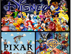 Флешка 100 Мультфильмов студий  Walt Disney / Pixar / Warner Bros