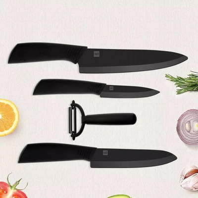 Набор ножей керамических Xiaomi HuoHou Nano Ceramic Knife HU0010 Black