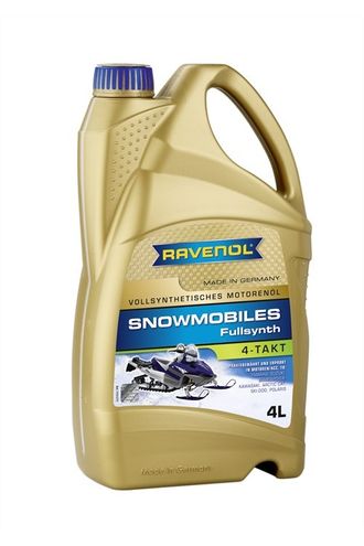 Масло моторное RAVENOL Snowmobiles 4-Takt Fullsynth для 4-х такт. снегоходов (Синтетика) - 4 л. (4014835728097)