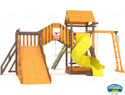 Всесезонная площадка IgraGrad С Мостик 2 с трубой SF Томск