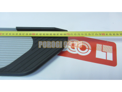 Пороги подножки "Classik Silver" 1700 мм для Chery TIGGO 4 I Pro 2020-2024