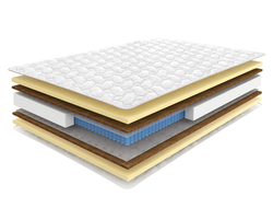 2см Латекс + 2см  Кокос + Войлок + НПБ S1000 (510 пр./кв.м) + Войлок + Кокос 2см  + Латекс 2см